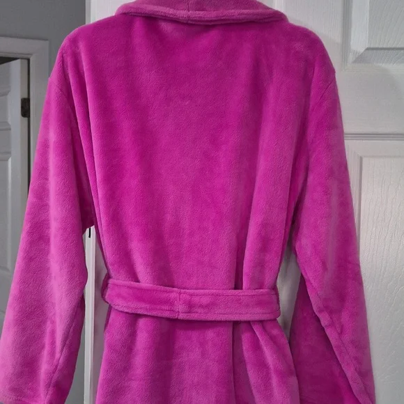 Like New Victoria's Secret Pink Fuzzy XL Robe - Picture 5 of 8